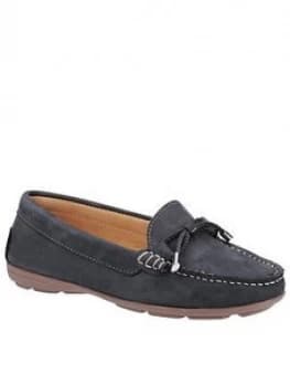 Image of Hush Puppies Maggie Loafers - Navy, Size 7, Women