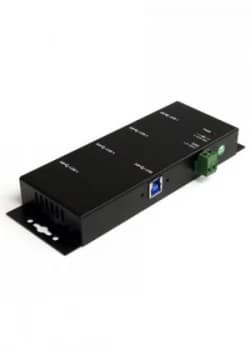 Image of StarTech Mountable 4 Port Rugged Industrial SuperSpeed USB 3.0 Hub