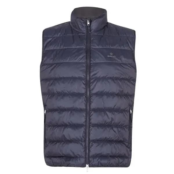 Image of Gant Gant Light Down Gilet - Blue S