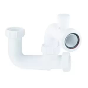 Image of McAlpine Water Seal Anti Vac Bath Trap 38mm x 75mm L10V - 820172