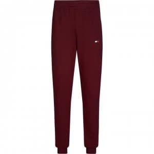 Image of Tommy Sport Fleece Cuff Jogging Pants - VLP Deep Rouge