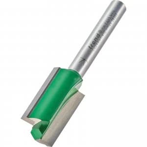 Image of Trend CRAFTPRO Two Flute Straight Router Cutter 15mm 25mm 1/4"