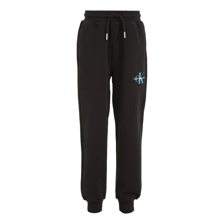 Image of Calvin Klein Jeans Monogram Jogging Bottoms Juniors - Black 9 - 10 Years