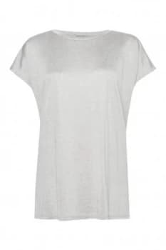 Image of Great Plains Silky Jersey Top Grey Marl