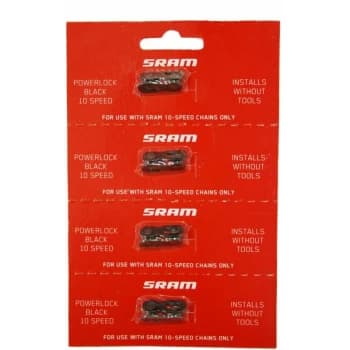 Image of Powerlock Black 10 Speed (4pcs) - CHPCLR4 - Sram