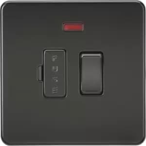 Image of MLA Knightsbridge 13A Switched Fused Spur Unit With Neon Matt Black - SF6300NMBB