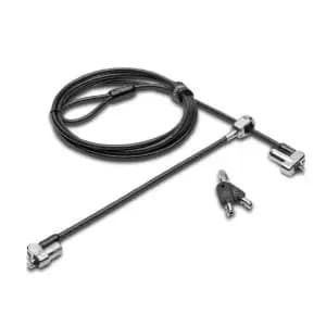 Image of Kensington N17 Dual Head Keyed Lock Silver - Outer carton of 25