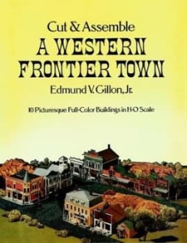 Image of Cut & assemble a Western frontier town by Jr. Gillon