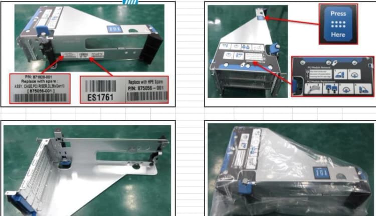 Image of HPE *Non Cancellable/Non Returnable (NCNR)* CAGE PCI RISER