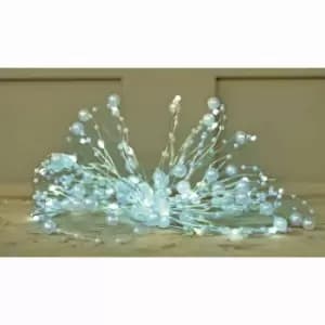 Image of Luxform Solar 50 LED Microlight Pearl Romantic Blue