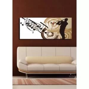 Image of 3070CS-5 Multicolor Decorative Canvas Wall Clock