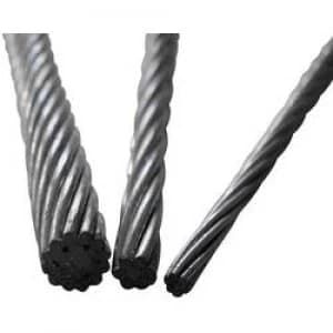 Image of Wire rope x L 3mm x 1m TOOLCRAFT 13211100300 Grey