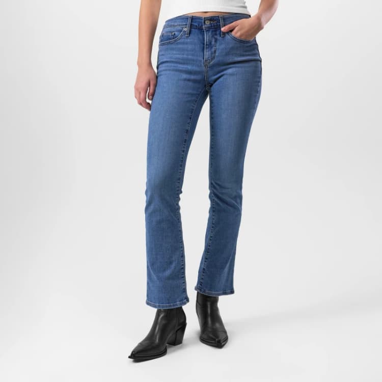 Image of Levis 315 Shaping Bootcut Jeans - Blue Blue 31 L30