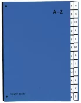 Image of Pagna 24249-02 divider book Blue Cardboard A4