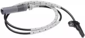 Image of Wheel speed Sensor 6PU009106-921 by Hella Rear Axle Left/Right