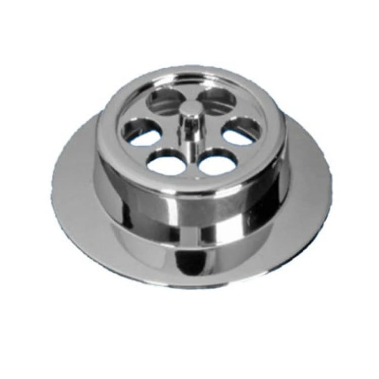 Image of McAlpine BATHGRID-CP Bath Overflow Grid Chrome Plated (70mm Width) Silver