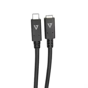 Image of V7 V7UC3EXT-2M USB cable USB 3.2 Gen 1 (3.1 Gen 1) USB C Black