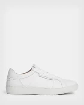 Image of AllSaints Sheer Low Top Leather Trainers