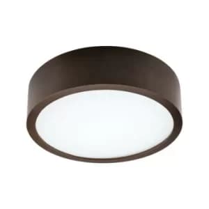 Image of Led Integrated Round Cylindrical Ceiling Light Wenge