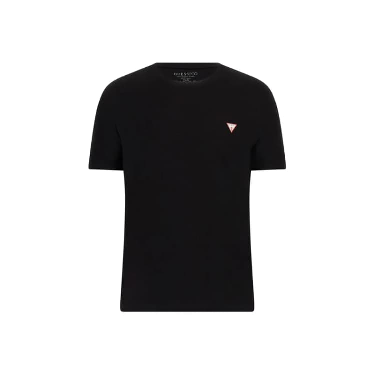 Image of Guess Round neck T-Shirt Guess Core Noir Male M