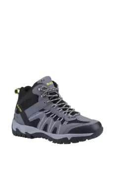 Image of Hi Tec Jaguar Mid Boots Male Graphite/Black/Citron UK Size 9