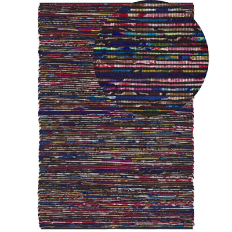 Image of Beliani Rug Bartin Black 160 X 230 Cm