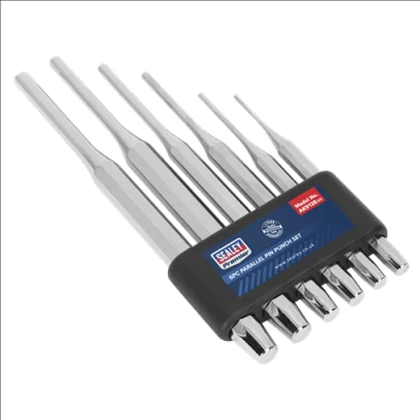 Image of Genuine SEALEY AK9128 Parallel Pin Punch Set 6pc