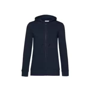 Image of B&C Womens/Ladies Organic Hoodie (XS) (Navy)