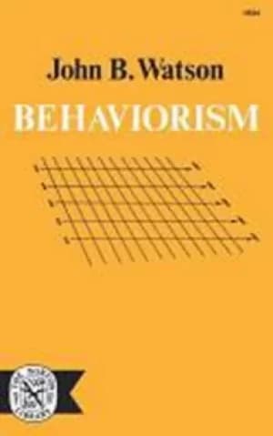 Image of Behaviorism by John B. Watson
