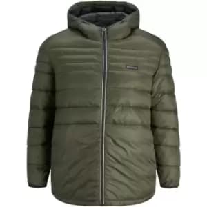 Image of Jack and Jones Puffer Jacket Plus Size - Green