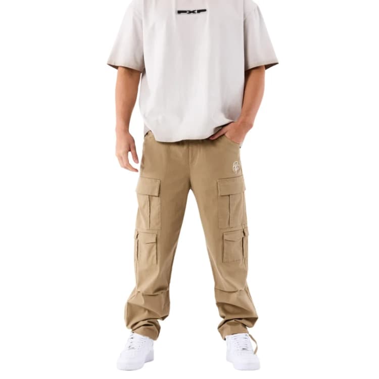 Image of Project X Paris Multi-pocket cargo trousers Project X Paris Beige Male S