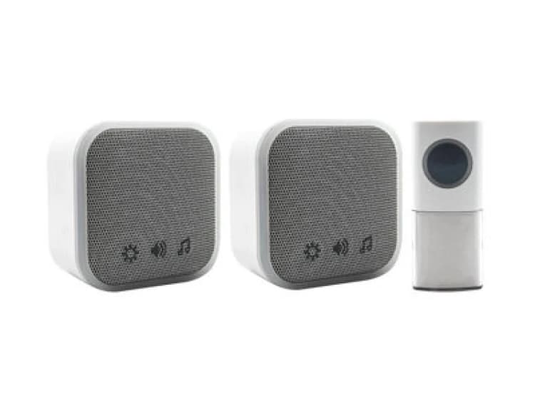 Image of Uni-Com 98476 + 98477GB + W96001 Portable and Plug-In Door Chime S... 98476 + 98477GB + W96001