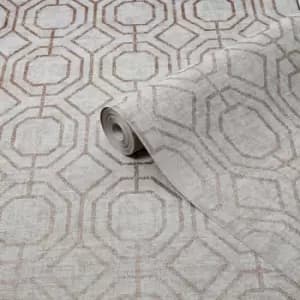 Image of Superfresco Easy Luxe Geo Champagne Wallpaper
