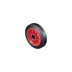 Image of Rubber Tyre Polyprop' Centre 160MM-1"B Wheel Roller Bearing
