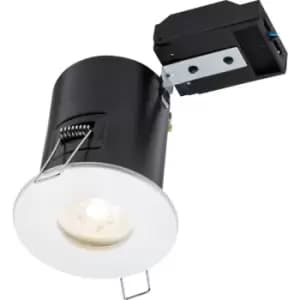 Image of Knightsbridge - Fixed GU10 Fire-Rated Downlight - White 230V IP65 35W