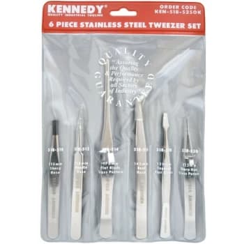Image of Precision Tweezers Set of 6 - Kennedy