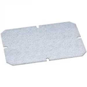 Image of Fibox 5518026 MP 3429 Mounting Plate For TEMPO Galvanised steel (1.5 mm) (L x W) 315mm x 265mm Galvanized