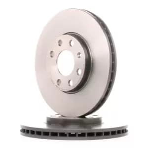 Image of PAIR PAINTED BREMBO BRAKE DISCS 09.7628.11
