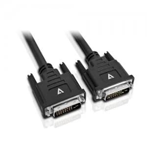 Image of V7 V7DVIDVI-5M-BLK DVI cable DVI-D Black
