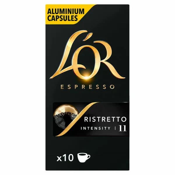 Image of L'OR Ristretto Espresso Coffee 10 Pods