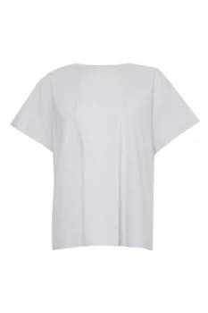 Image of Great Plains Cotton Jersey Batwing Top Blue