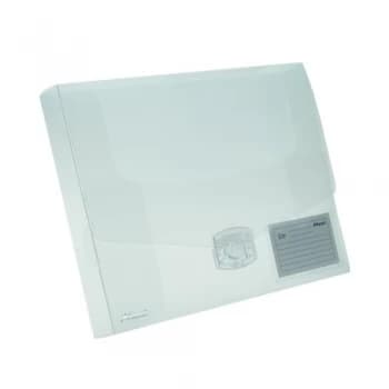 Image of Rexel Ice Document Box PP 40mm A4 Clear Pack of 10 2102029