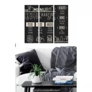 Image of MDF490108249 Multicolor Decorative MDF Painting (3 Pieces)