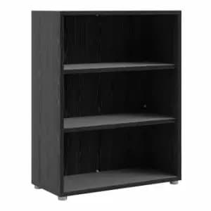 Image of Prima Bookcase with 2 Shelves, black
