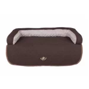Image of Scruffs Wilton Large Sofa Pet Bed - Brown