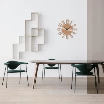 Image of Metal Wall Clock 14 - Copper Copper Decorative Metal Wall Clock