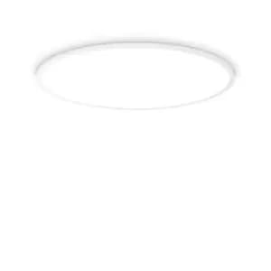 Image of FLY 90cm Integrated LED Semi Flush Light White, 3000K, IP40