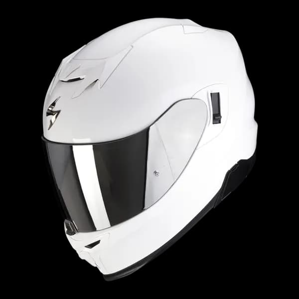 Image of Scorpion Exo-520 Evo Air Solid White Full Face Helmet S