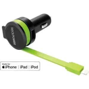 Image of RealPower 257637 257637 USB charging station Car Max. output current 2400 mA 2 x USB