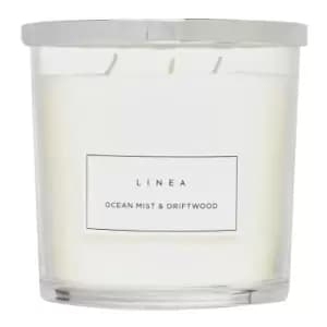 Image of Linea Three Wick Candle - Blue
